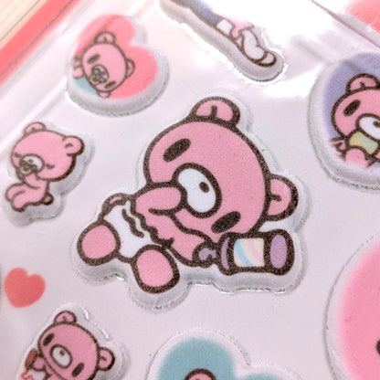 【グルーミー】ぷっくりフロッキーシール