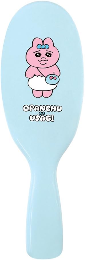 【おぱんちゅうさぎ】取手付きスムースヘアブラシ（おでかけ）